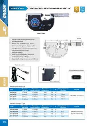 Page 124 of the ACCUD catalogue with the dimension drawing and full data