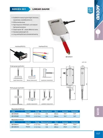 Page 163 of the ACCUD catalogue with the dimension drawing and full data
