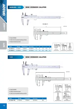 Page 24 of the ACCUD catalogue with the dimension drawing and full data