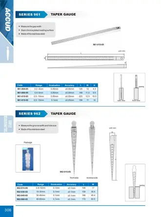 Page 312 of the ACCUD catalogue with the dimension drawing and full data