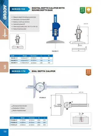 Page 64 of the ACCUD catalogue with the dimension drawing and full data