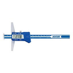 ACCUD 174-006-11 Цифров дълбокомер с двойна кука 150mm/6″ (0.01mm/0.0005″)