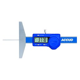 ACCUD 194-006-11 Mini digital depth gauge with round bar 150mm/6″ (0.01mm/0.0005″)