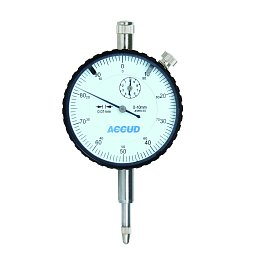 ACCUD 222-010-12 Dial indicator 0-10mm (0,01mm) flat back