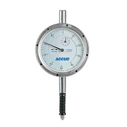 ACCUD 231-010-21 Shock+waterproof IP54 dial indicator 0-10mm (0,01mm) lug back