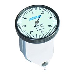 ACCUD 264-008-11 Comparator cu pârghie și tijă posterioară 0- 0,8mm (0.01mm) cadran 37,5mm
