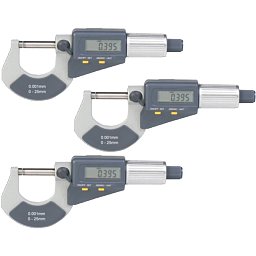 Комплект цифрови микрометри 0-150mm (0.001mm/0.00005″)