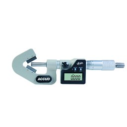 ACCUD 334-085-55 Digital V-ANVIL micrometer, 65-85mm/2.6-3.4″ 5 flutes 108° (0.001mm/0.00005″)