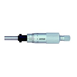 ACCUD 371-001-04 Cap micrometric 0-25mm cu tijă netedă și vârf sferic (SR5) (0.01mm)