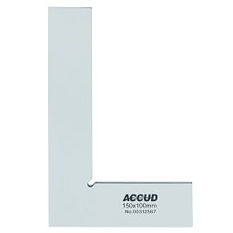 ACCUD 850-008-02 Шлосерски ъгълник (икономичен модел) 200x130mm (DIN875, клас 2)